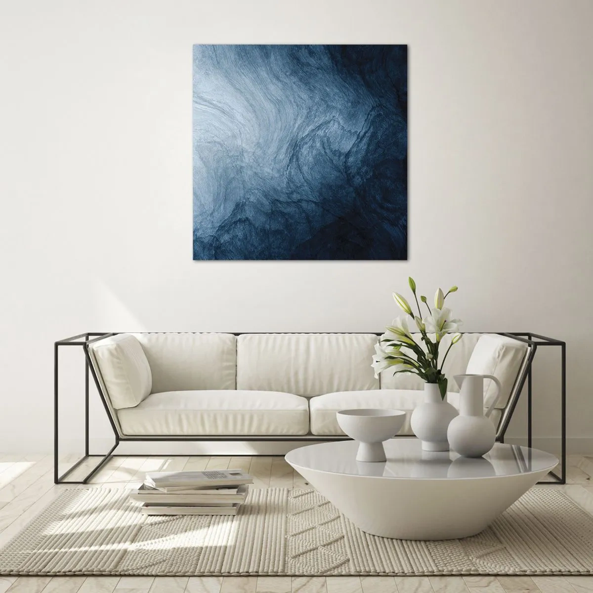 Tablou pe sticlă - În adâncuri - 60x60 cm
