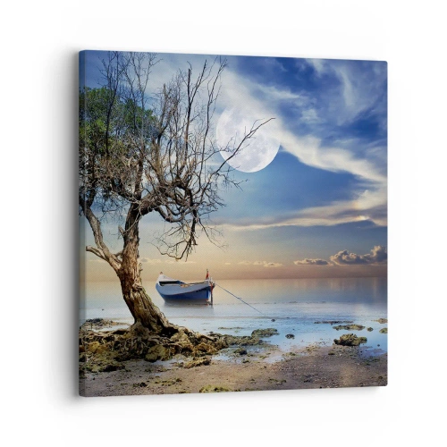 Tablou pe pânză - Este acesta sfârșitul sau începutul? - 30x30 cm