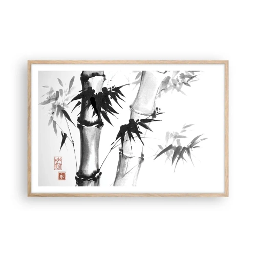 Poster în ramă de stejar deschis - Primul-plan al Orientului - 91x61 cm