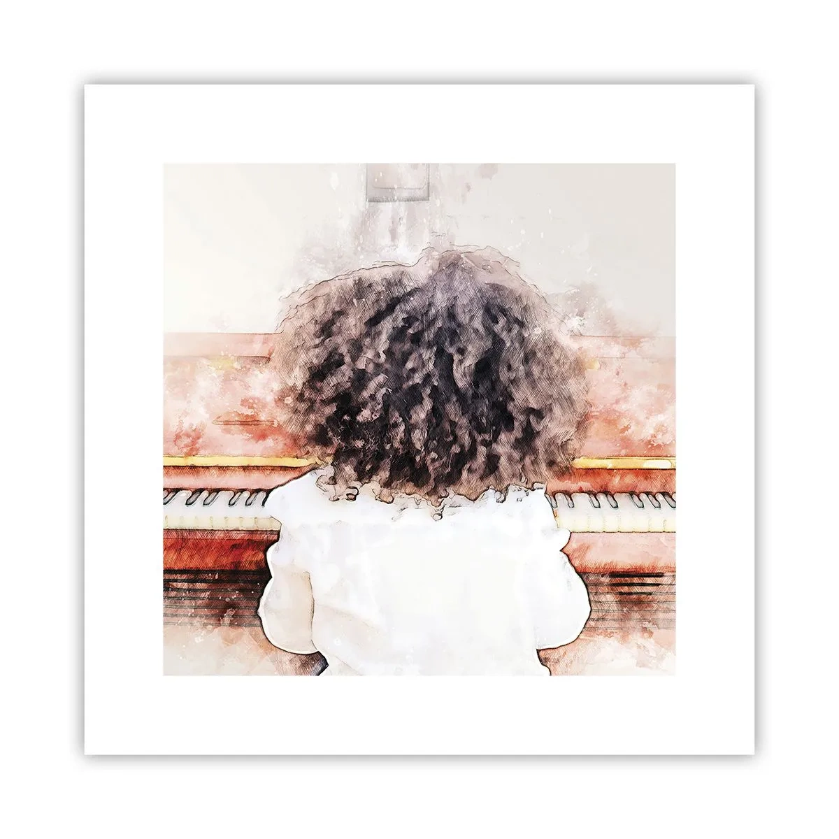 Poster - Într-o lume a muzicii - 30x30 cm