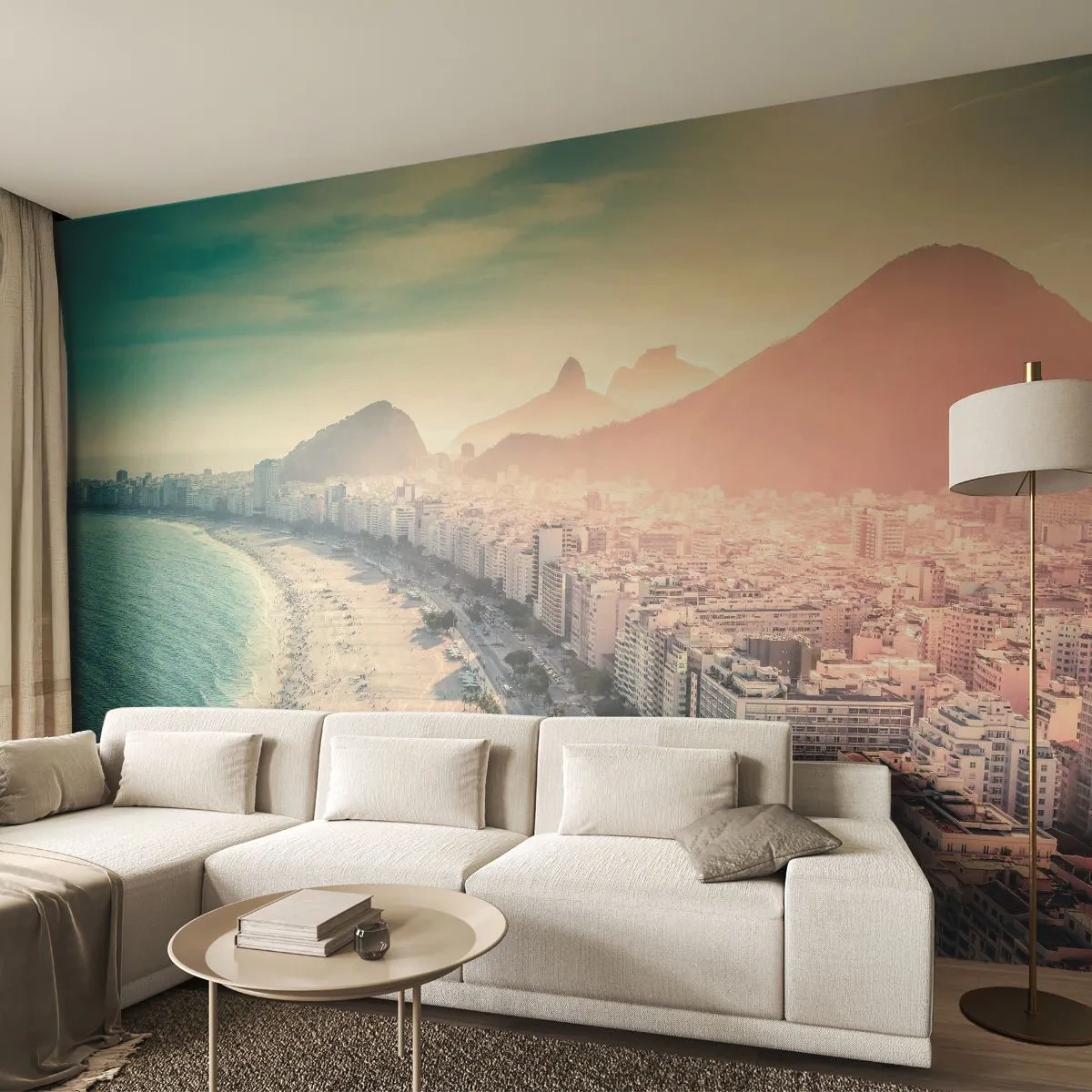 Tapet Standard Eco - Vacanță perpetuă în Rio - Coasta, Rio de Janeiro, plajă - 400x280 cm