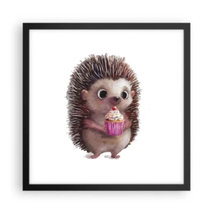 Poster în ramă neagră - Fiecare zi este o sărbătoare - 40x40 cm