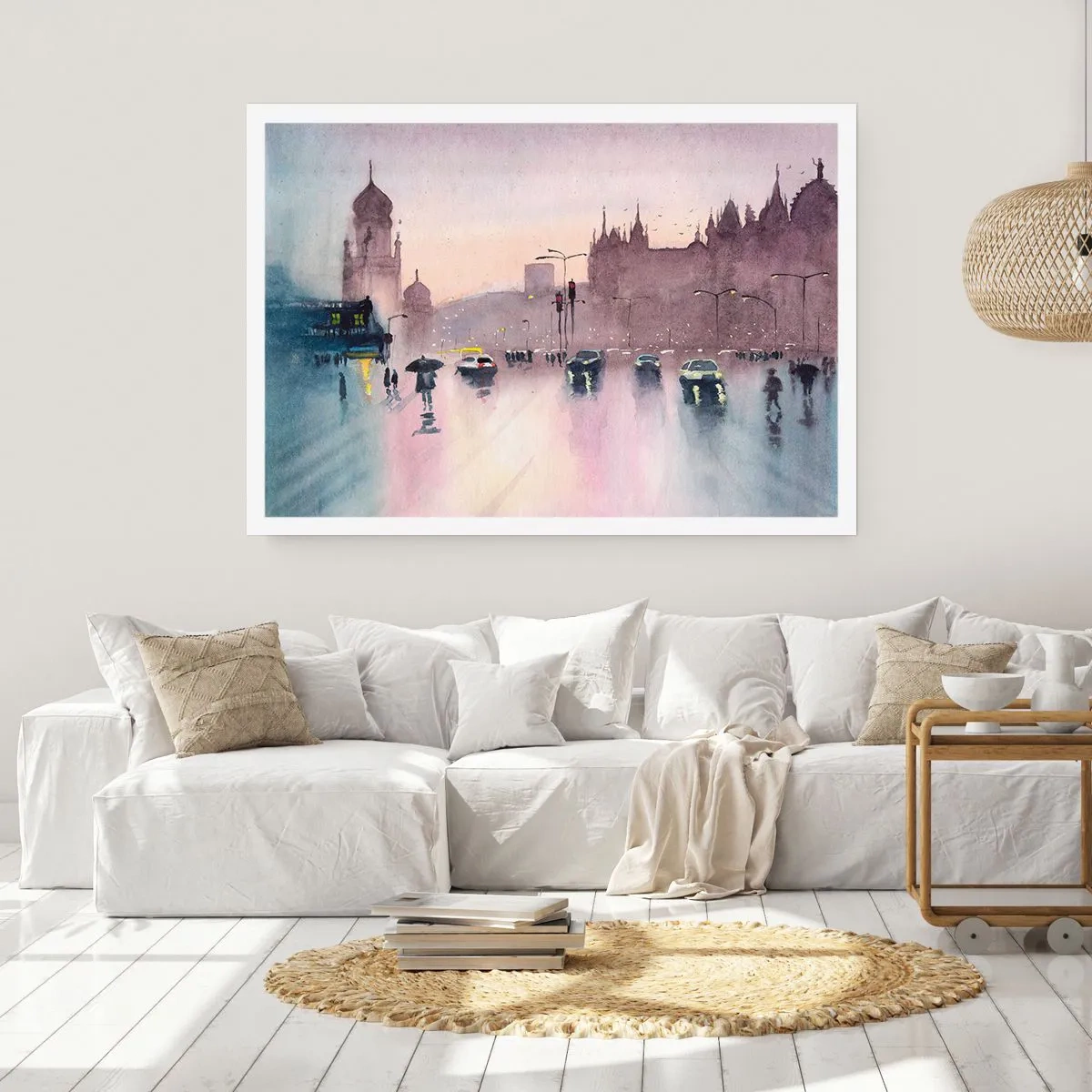 Poster - Într-o ceață ploioasă - 100x70 cm