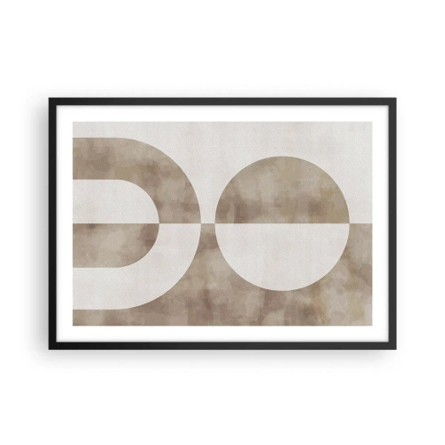 Poster în ramă neagră - Similitudini și diferențe - 70x50 cm