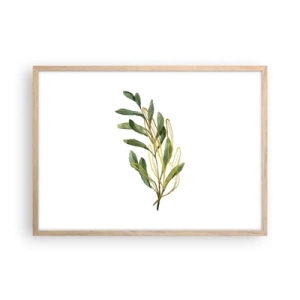 Poster în ramă de stejar deschis - Toate cele bune - 70x50 cm
