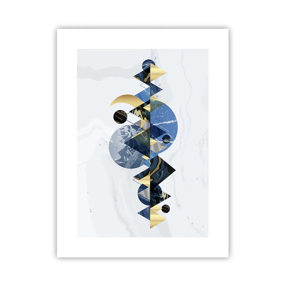 Poster - Peisaj geometric - 30x40 cm