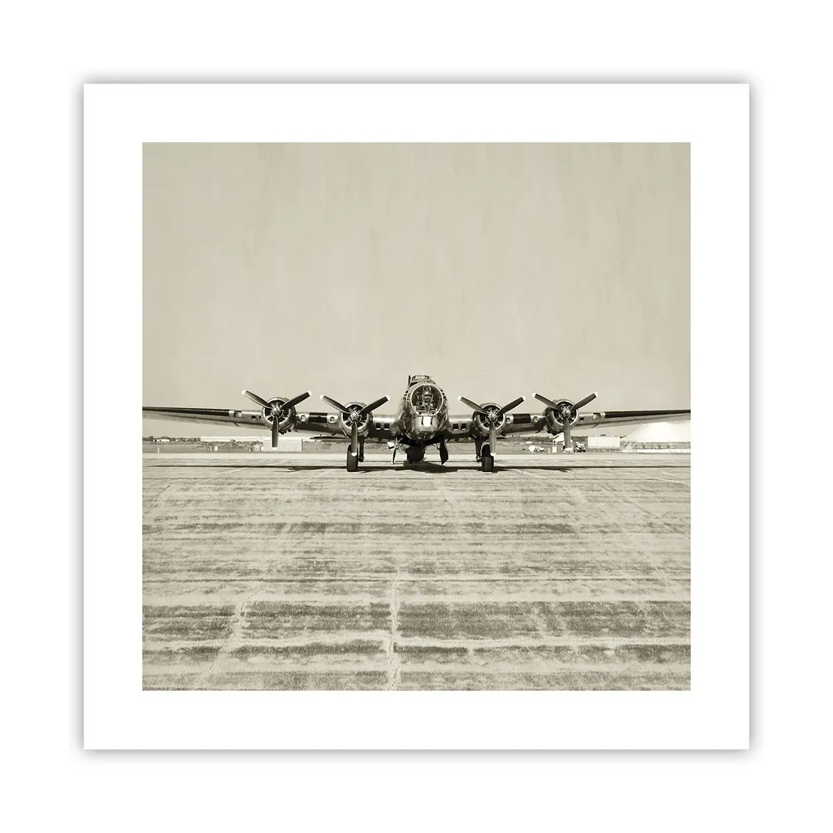 Poster - Pregătit, ca întotdeauna - 40x40 cm