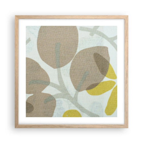 Poster în ramă de stejar deschis - Compoziție în plin soare - 50x50 cm