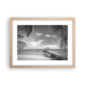 Poster în ramă de stejar deschis - O amintire sau un vis? - 40x30 cm