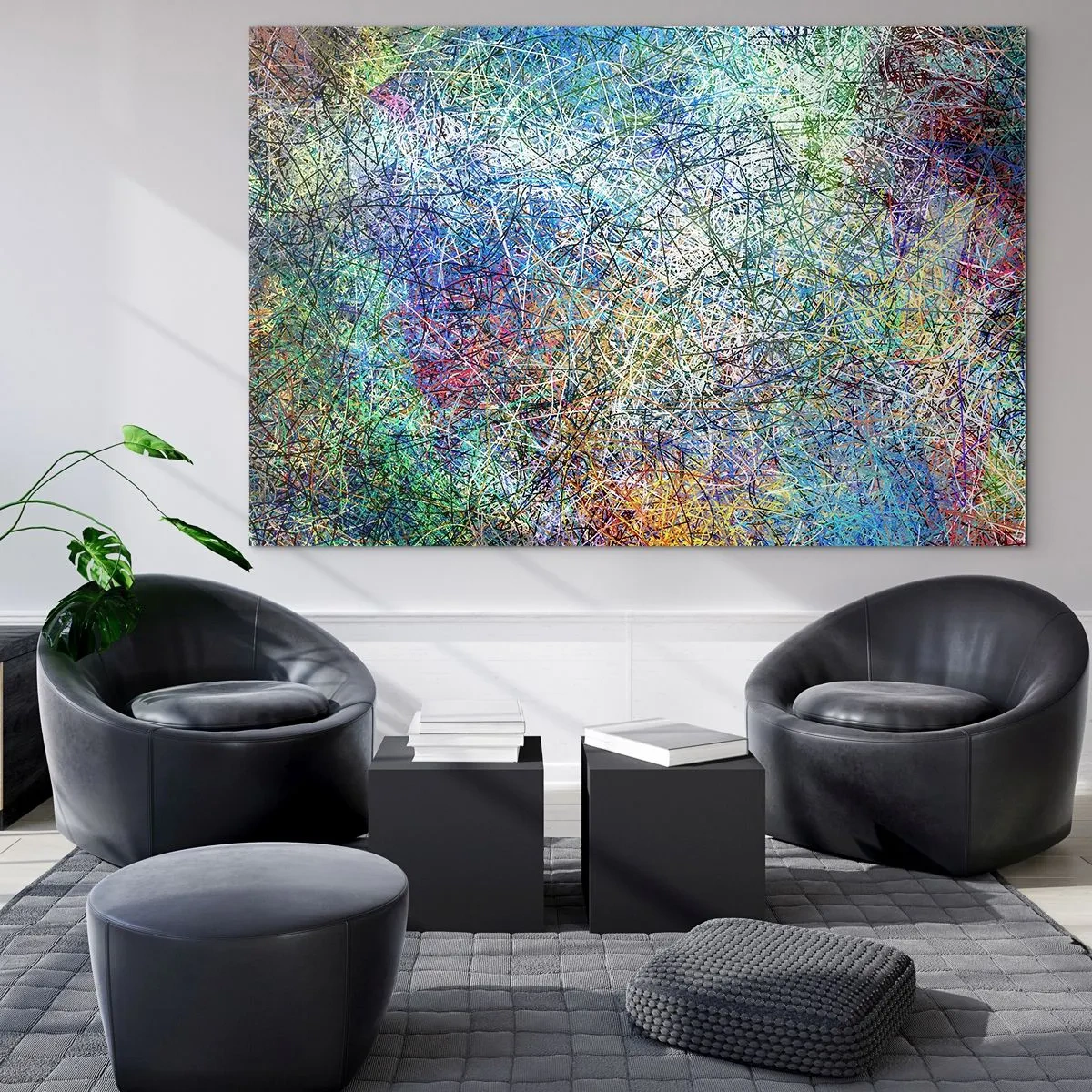 Tablou pe sticlă - Nu este atât de simplu - 120x80 cm