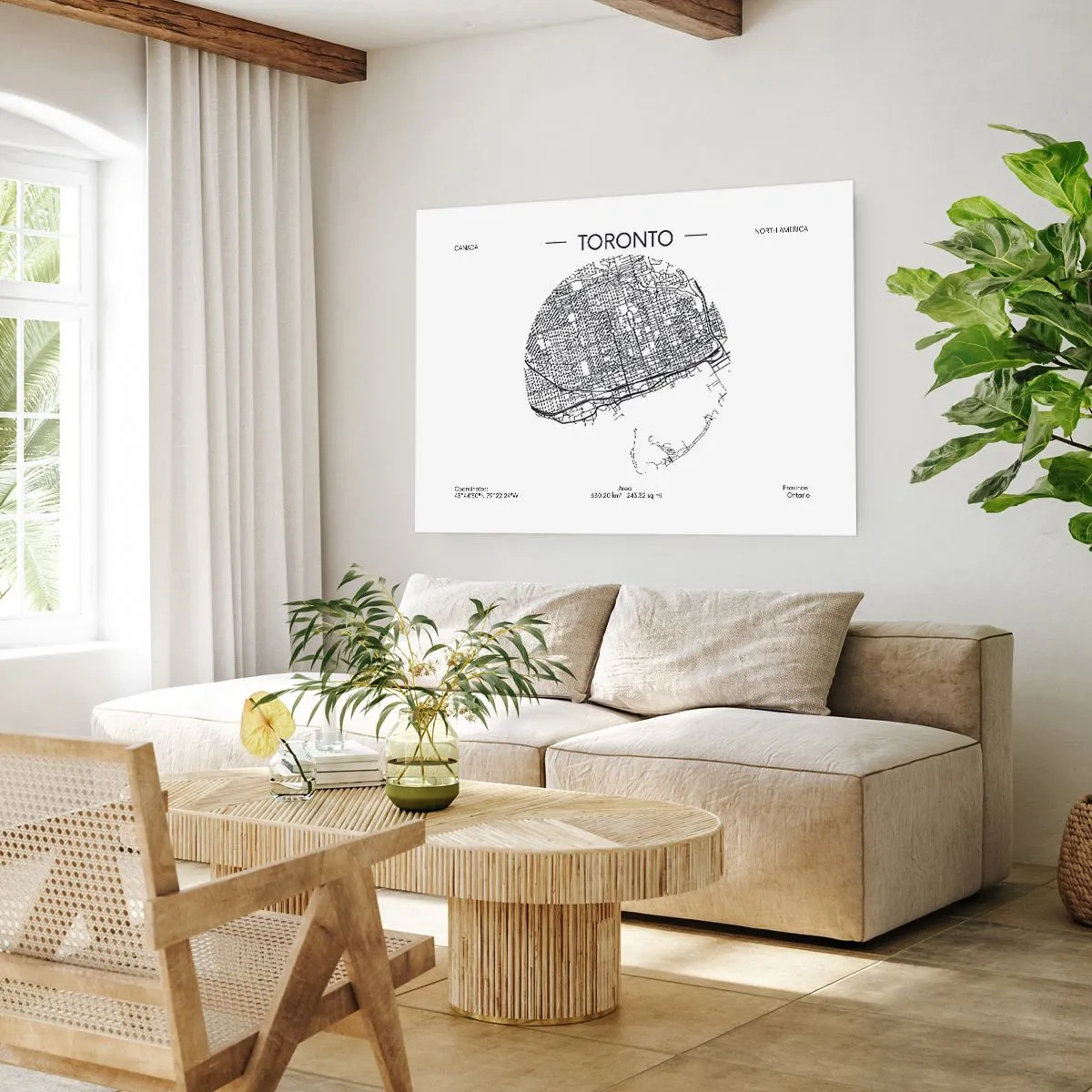 Poster - Anatomia Toronto - 70x50 cm