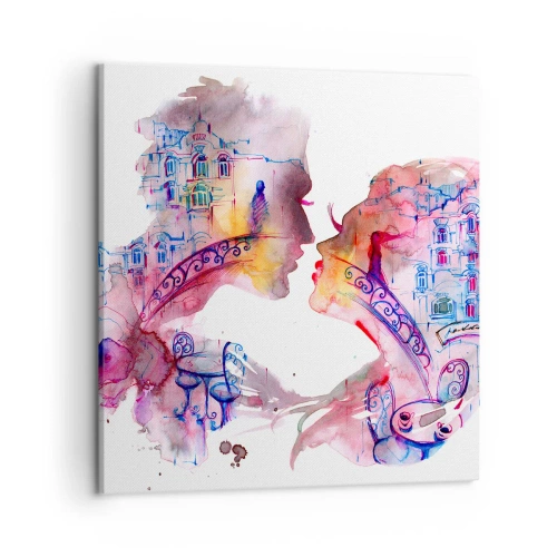 Tablou pe pânză - Podul secret al suspinelor - 50x50 cm