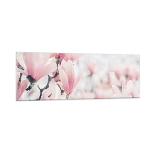 Tablou pe sticlă - Idealul de subtilitate - 90x30 cm