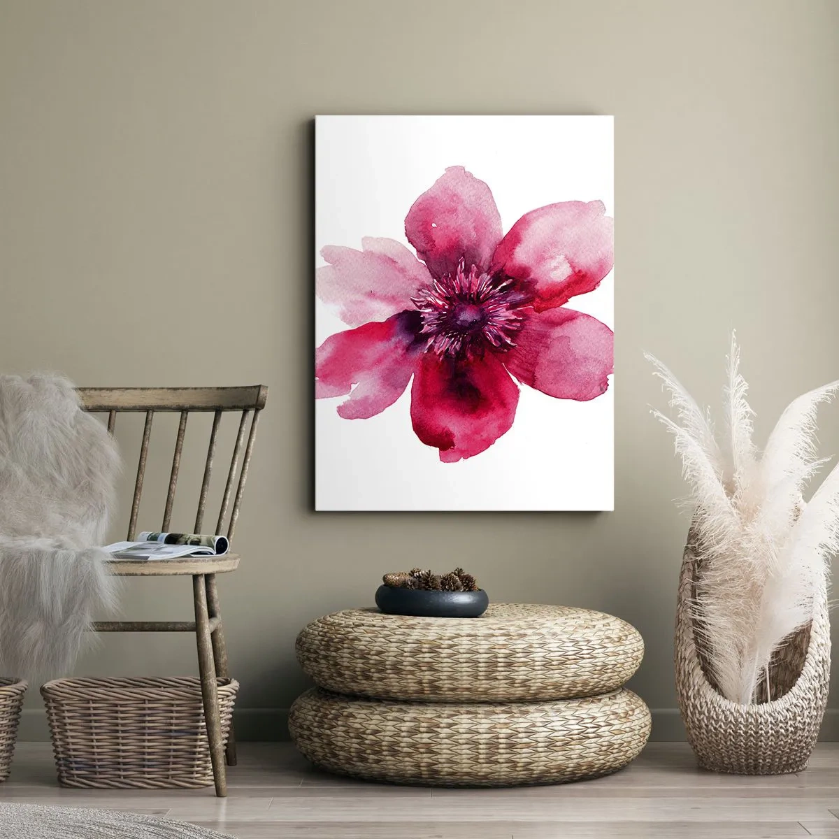 Tablou pe pânză - Sărut parfumat de carmin - 80x120 cm