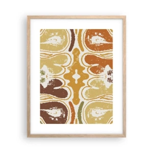 Poster în ramă de stejar deschis - Abstracție sentimentală - 40x50 cm