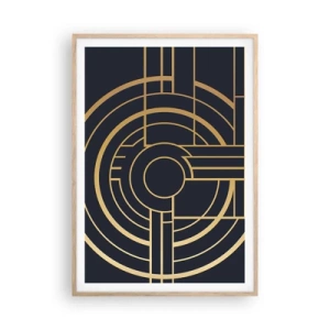 Poster în ramă de stejar deschis - Întoarcerea lucrurilor - 70x100 cm