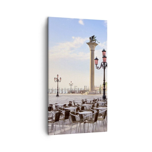 Tablou pe pânză - Poftiți, totul e gata - 45x80 cm