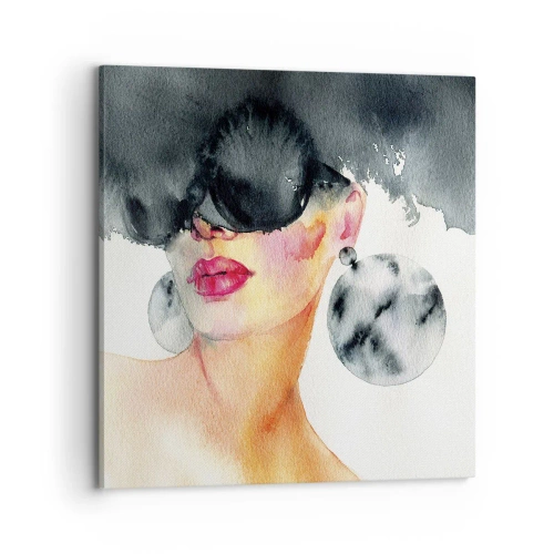 Tablou pe pânză - Secretul eleganței - 70x70 cm