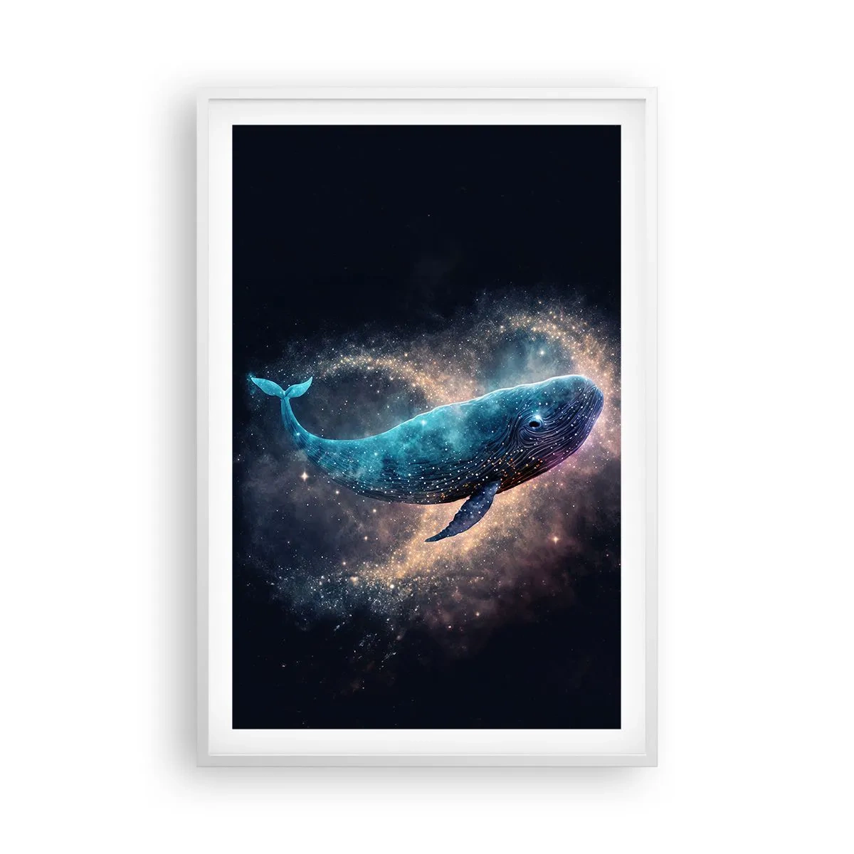 Poster în ramă albă - Există o lume... - 61x91 cm