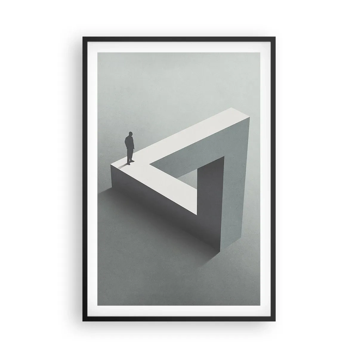 Poster în ramă neagră - Și totuși este posibil - 61x91 cm