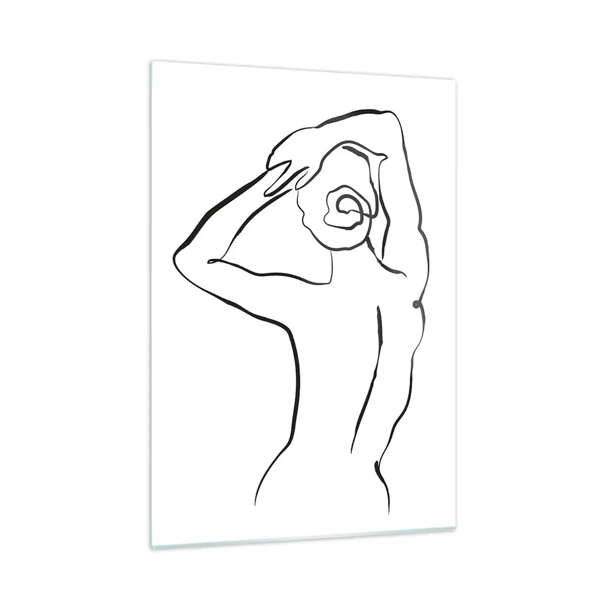 Tablou pe sticlă - Nud de dimineață - 50x70 cm