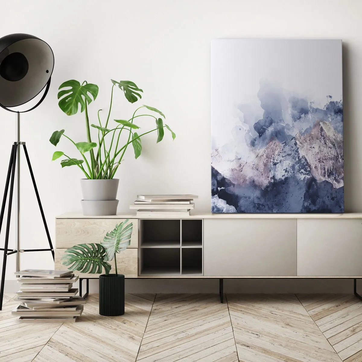 Tablou pe pânză - Acestea sunt vârfurile! - 45x80 cm