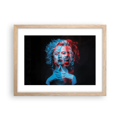 Poster în ramă de stejar deschis - Alter ego - 40x30 cm
