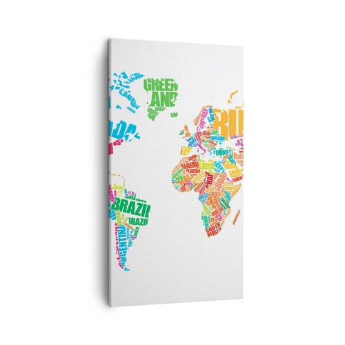 Tablou pe pânză - Vreau să le cunosc pe toate - 45x80 cm