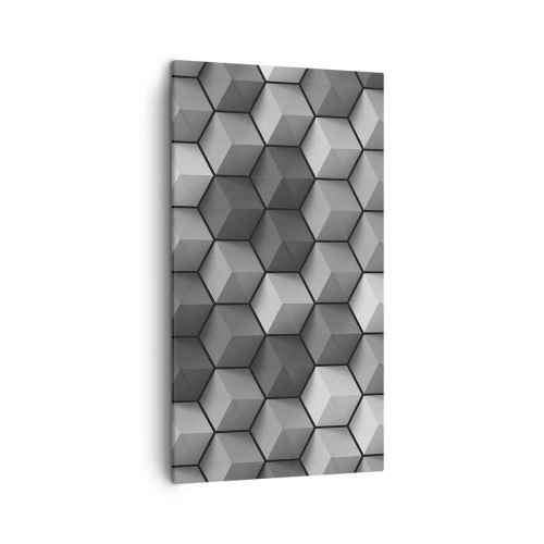 Tablou pe pânză - Puzzle cubist - 45x80 cm