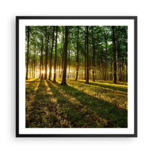 Poster în ramă neagră - Fotografia tuturor primăverilor - 60x60 cm