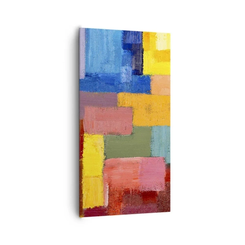 Tablou pe pânză - Fiecare diferită, toate colorate - 65x120 cm