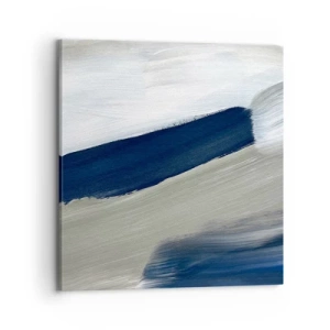 Tablou pe pânză - Întâlnire cu albul - 70x70 cm