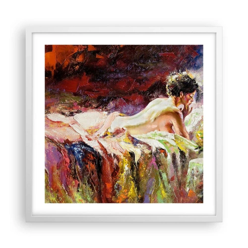 Poster în ramă albă - Venus în gând - 50x50 cm