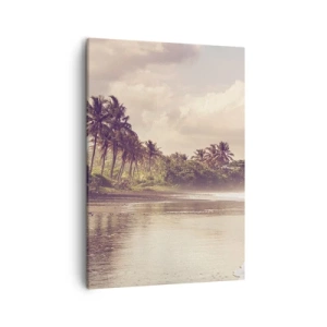 Tablou pe pânză - Mângâind valurile - 50x70 cm