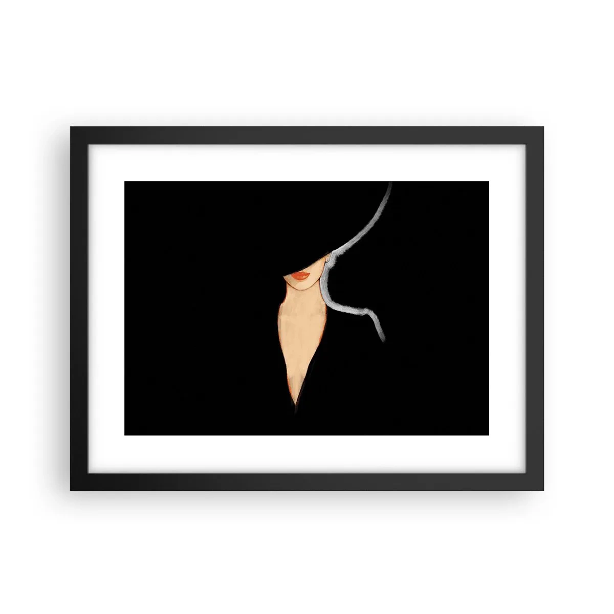 Poster în ramă neagră - Eleganță și stil - 40x30 cm