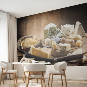 Tapet Premium Canvas - Zâmbește - Gastronomie, Tabla de branza, Culinar - 250x175 cm