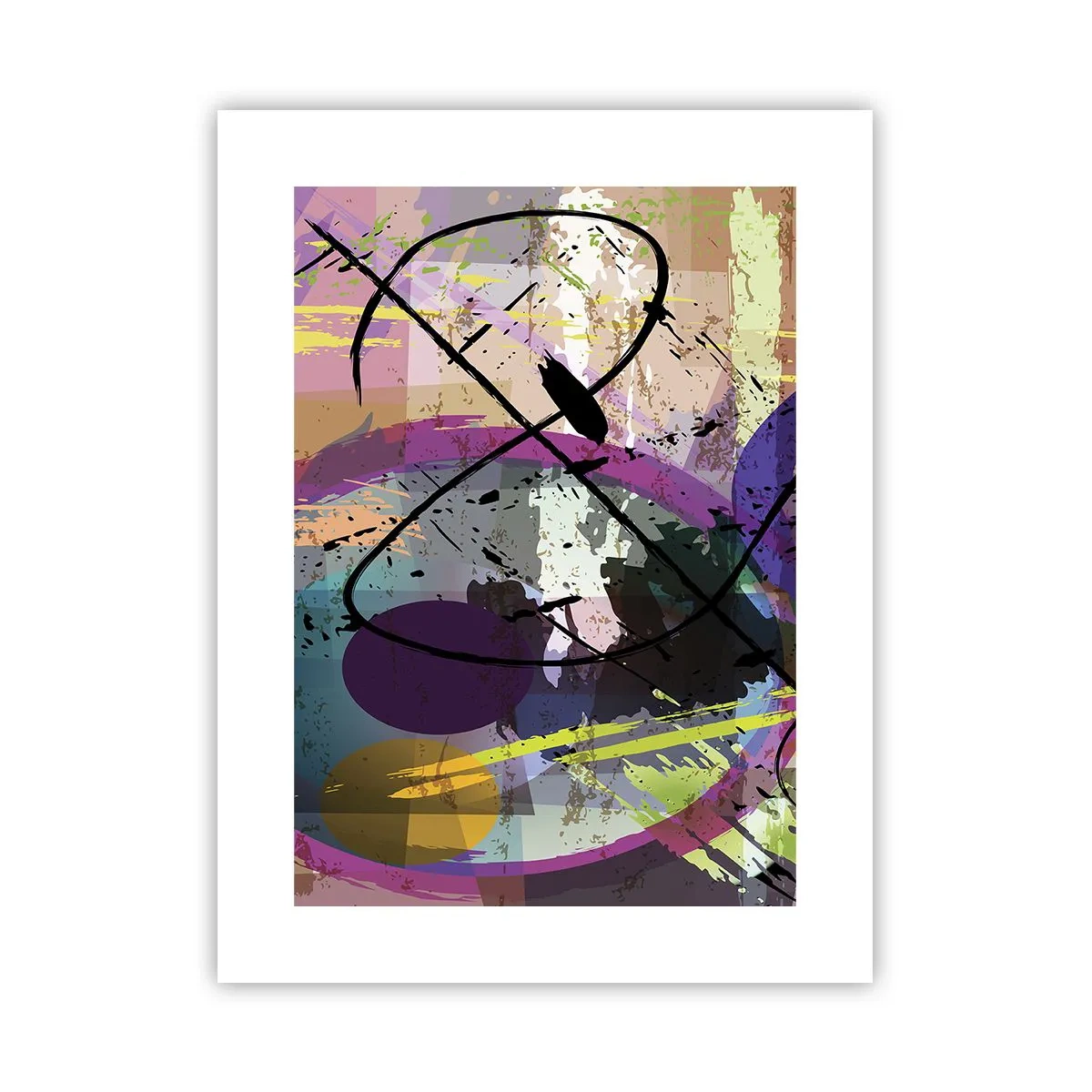 Poster - Poate fi drept sau de jur împrejur - 30x40 cm