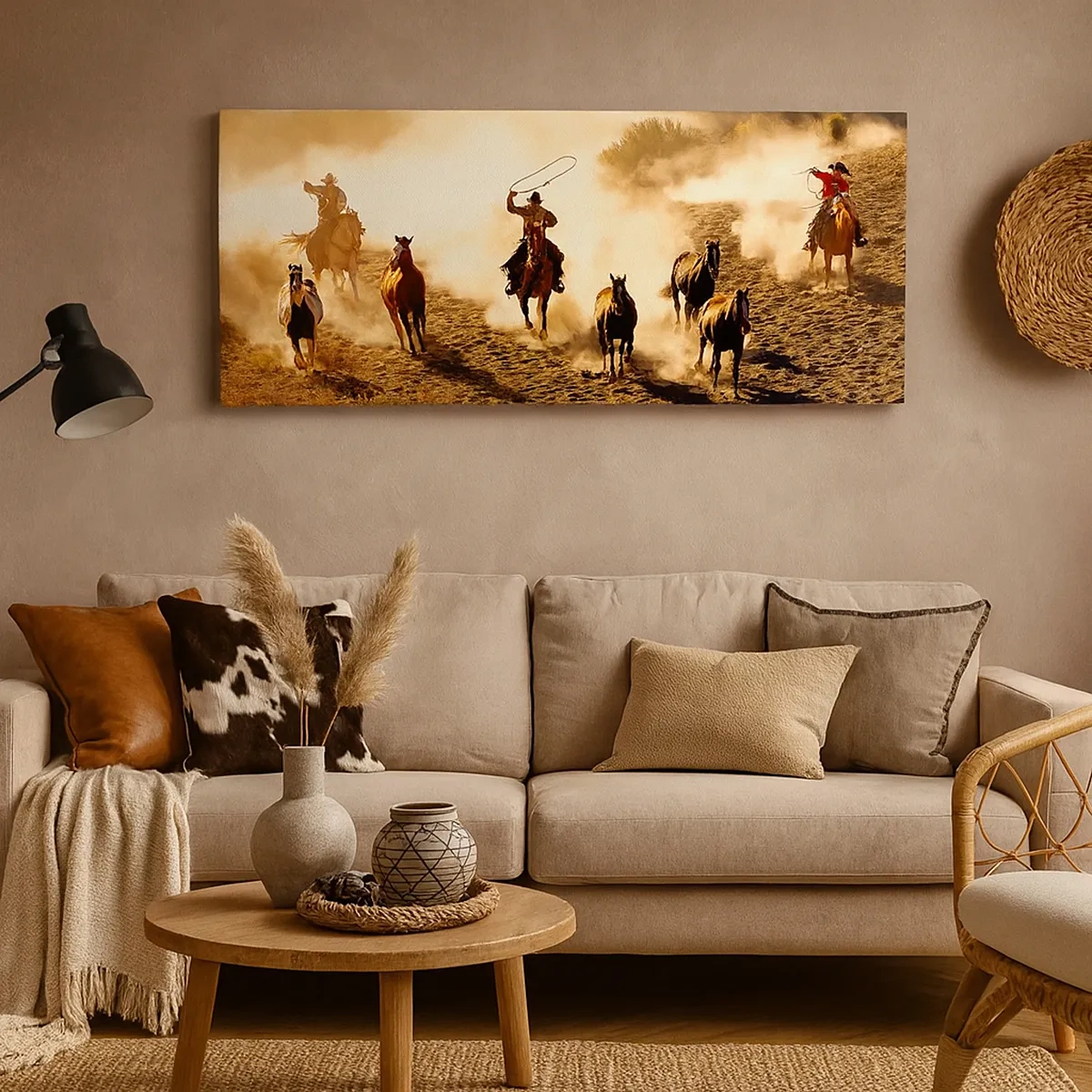 Tablou pe pânză - Un vest cu adevărat sălbatic - 30x30 cm