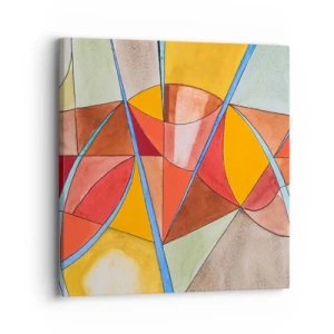 Tablou pe pânză - Carusel, carusel de vise - 30x30 cm