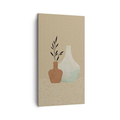 Tablou pe pânză - Vasul și ideea sa - 45x80 cm