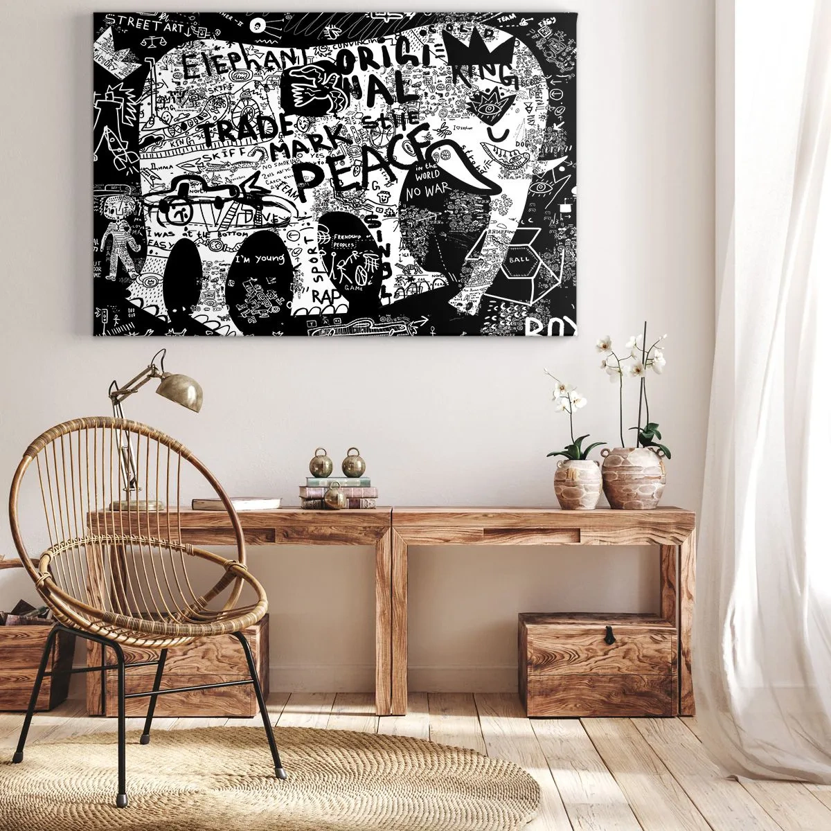 Tablou pe pânză - Lumea bogată a străzii - 100x70 cm