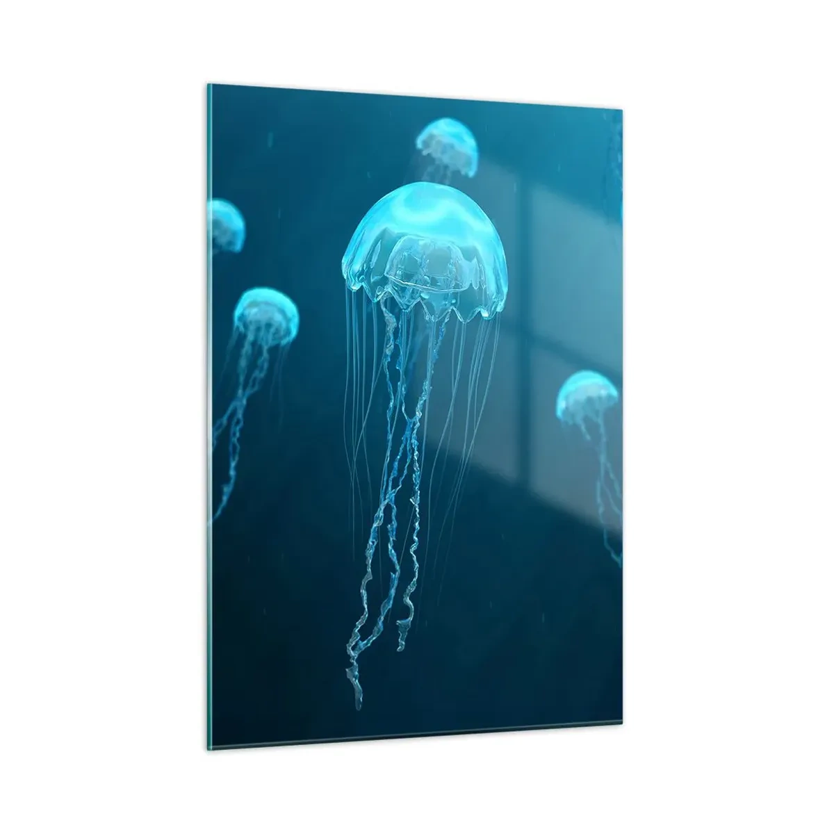 Tablou pe sticlă - Dansul oceanic - 50x70 cm