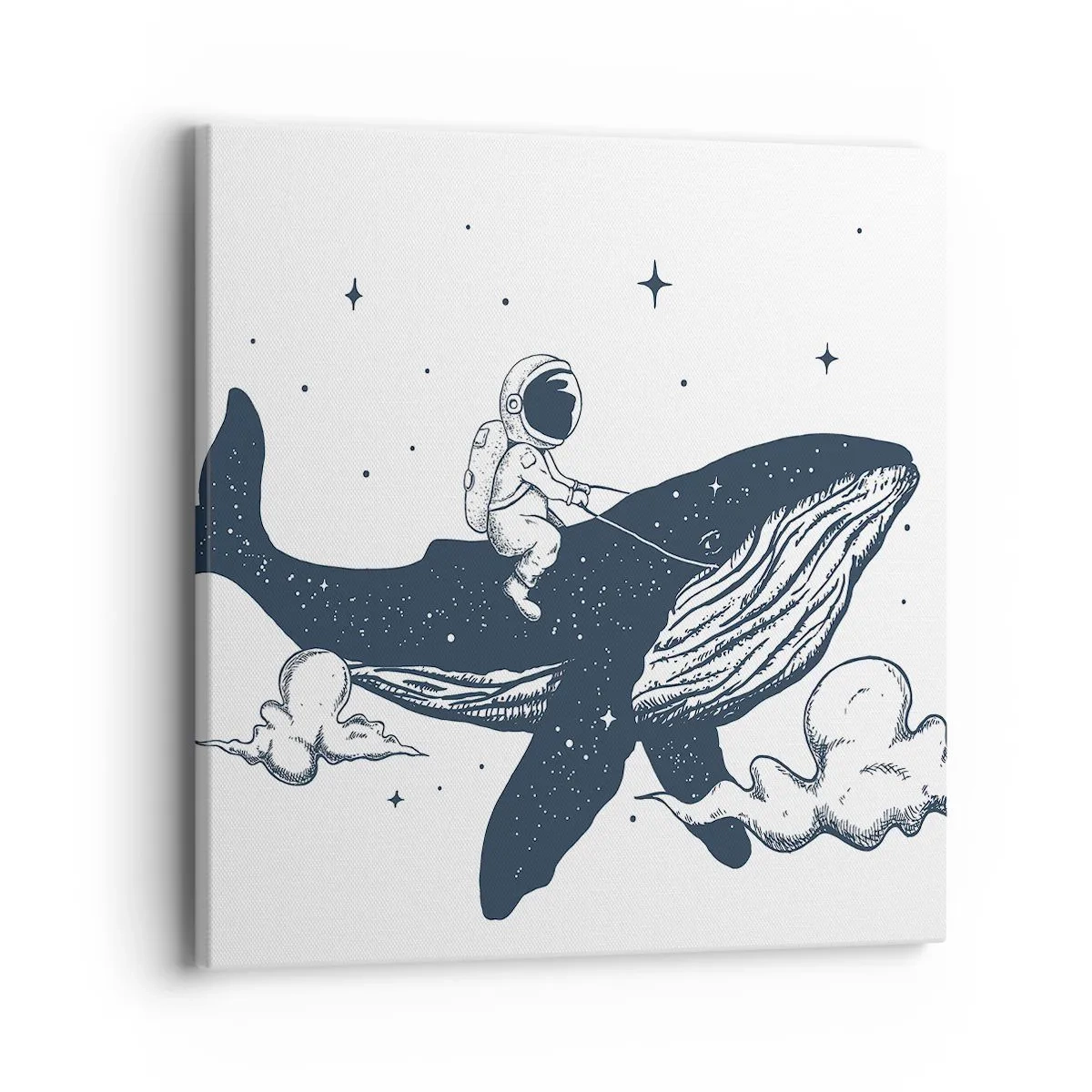 Tablou pe pânză - Aventura spațială - 40x40 cm
