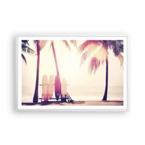 Poster în ramă albă - Va fi o zi minunată - 91x61 cm