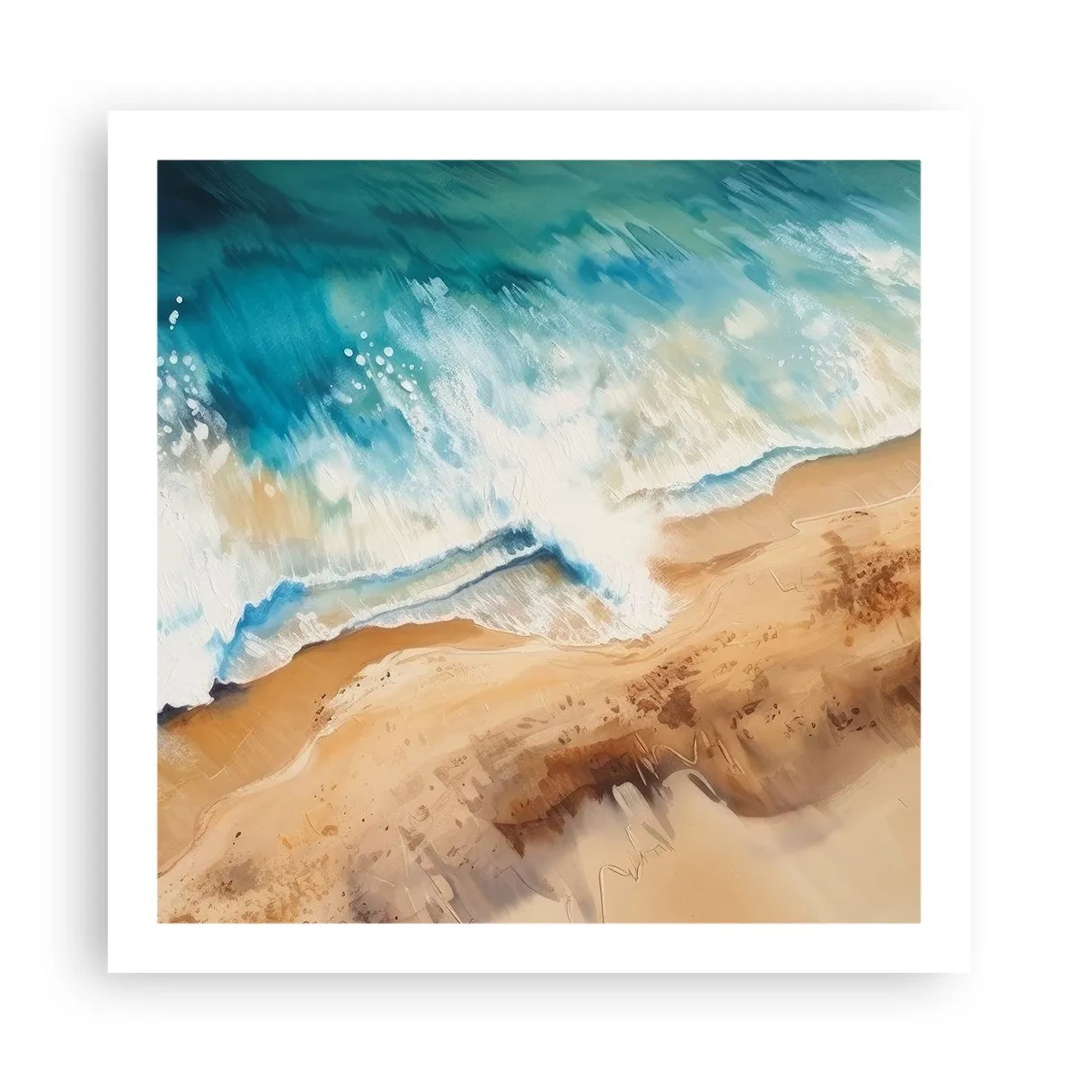 Poster - Unda de întoarcere - 60x60 cm