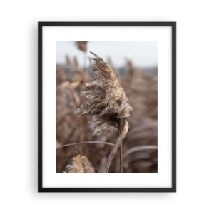 Poster în ramă neagră - E timpul să zbori cu vântul - 40x50 cm