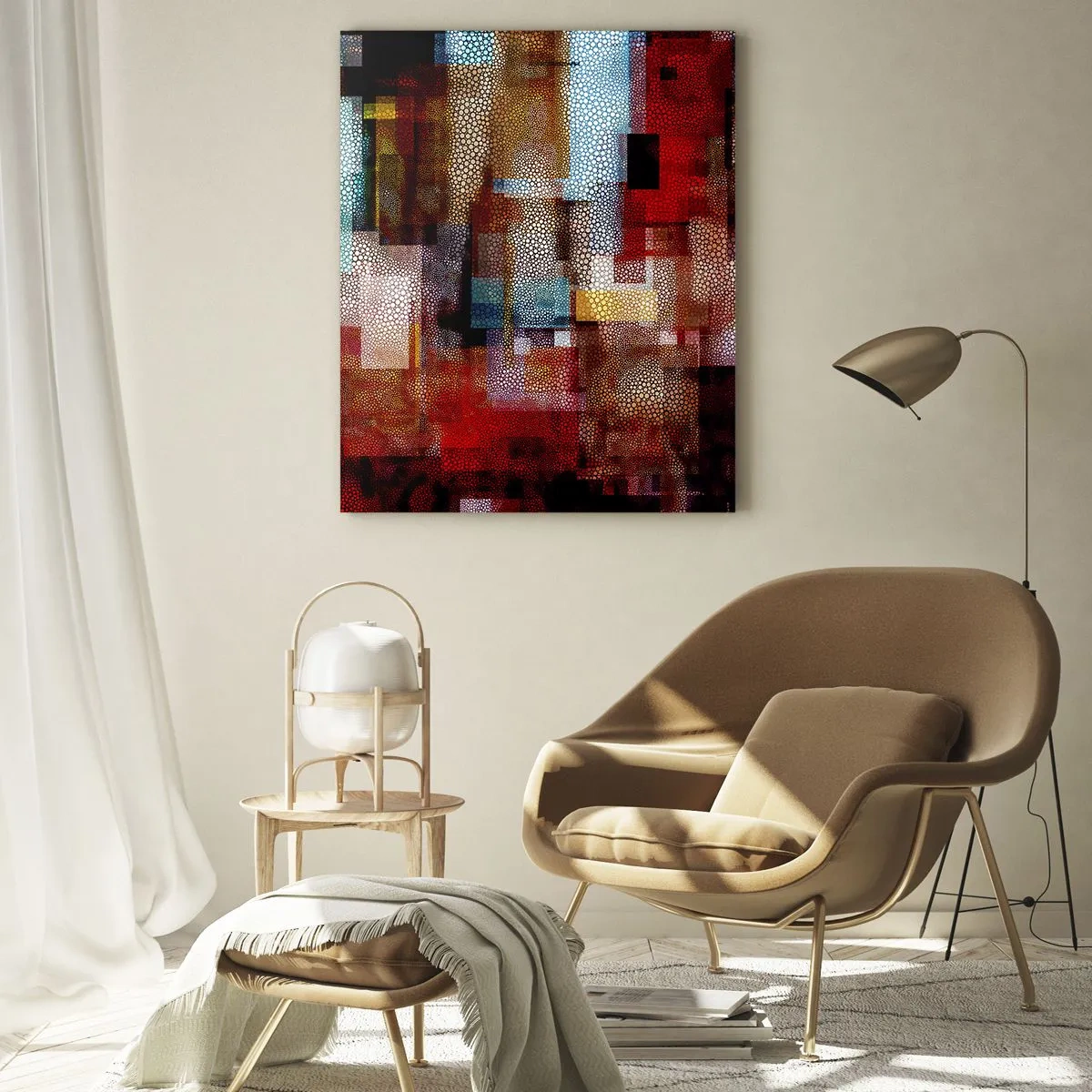 Tablou pe sticlă - Totul și nimic - 50x70 cm