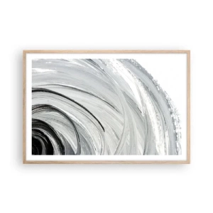 Poster în ramă de stejar deschis - Compoziție orbitală - 91x61 cm
