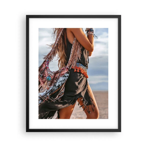 Poster în ramă neagră - Iubita șamanului - 40x50 cm