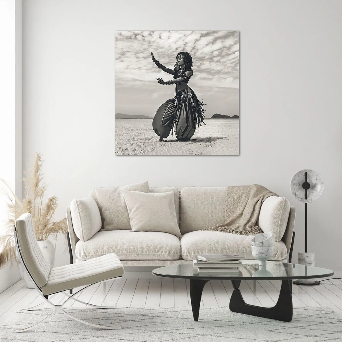 Tablou pe sticlă - Dansul insulelor sudice - 70x70 cm